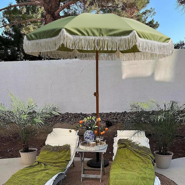 86 lbs. brown patio umbrella base with hidden wheels Brown Wheels Patio Umbrella Stands & Bases Styled for Every Mood