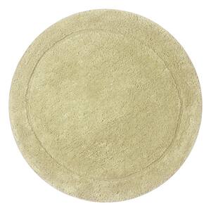 Waterford Collection 100% Cotton Tufted Bath Rug, Machine Wash, 30 in. Round, Green