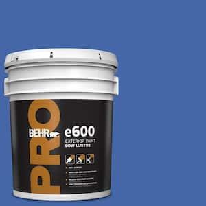 5 gal. #P530-6 Indigo Batik Low Luster Exterior Paint