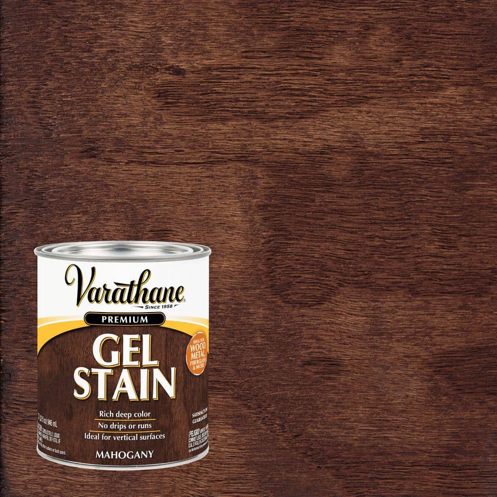 Varathane 1 Quart Mahogany Semi-Transparent Interior Wood Gel