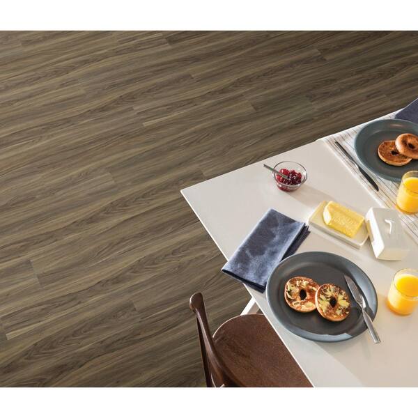 Shaw Floors Shaw Newcastle Palatial Brown 12-mil x 7-in W x 48-in L Waterproof Interlocking Luxury Vinyl Plank Flooring (18.67-sq ft/ Carton)