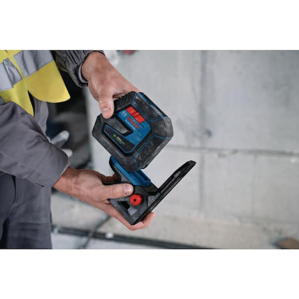 Bosch 165 ft. Green Combination Laser Level Self Leveling with VisiMax  Technology, Fine Adjustment Mount & Hard Carrying Case GCL100-40G - The  Home Depot