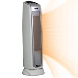 Tower 23 in. 1500-Watt Electric Ceramic Oscillating Space Heater, White