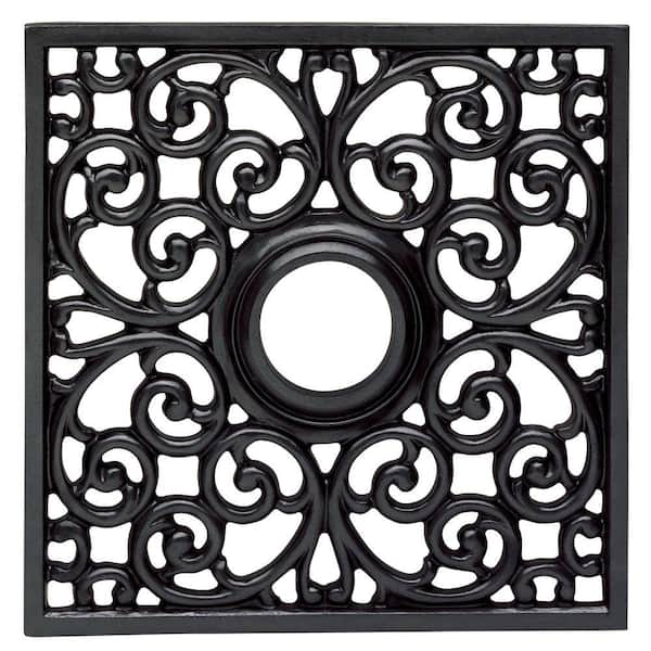 Westinghouse Square Parisian 18 in. Iron Scroll Ceiling Medallion
