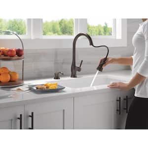 Hazelwood Single-Handle Pull Down Sprayer Kitchen Faucet with ShieldSpray Technology in Venetian Bronze