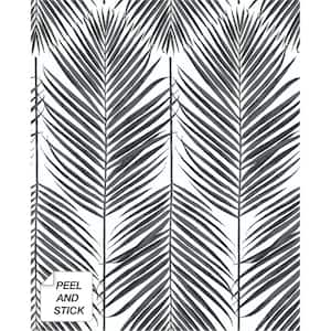 Paradise Palm Black Sands Botanical Vinyl Peel & Stick Wallpaper Roll (Covers 30.75 Sq. Ft.)