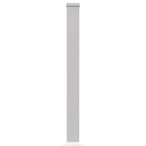 Contemporary 1-7/8 in. x1-7/8 in. x39 in. Powder Coated Aluminum Welded Post Kit - White Textured