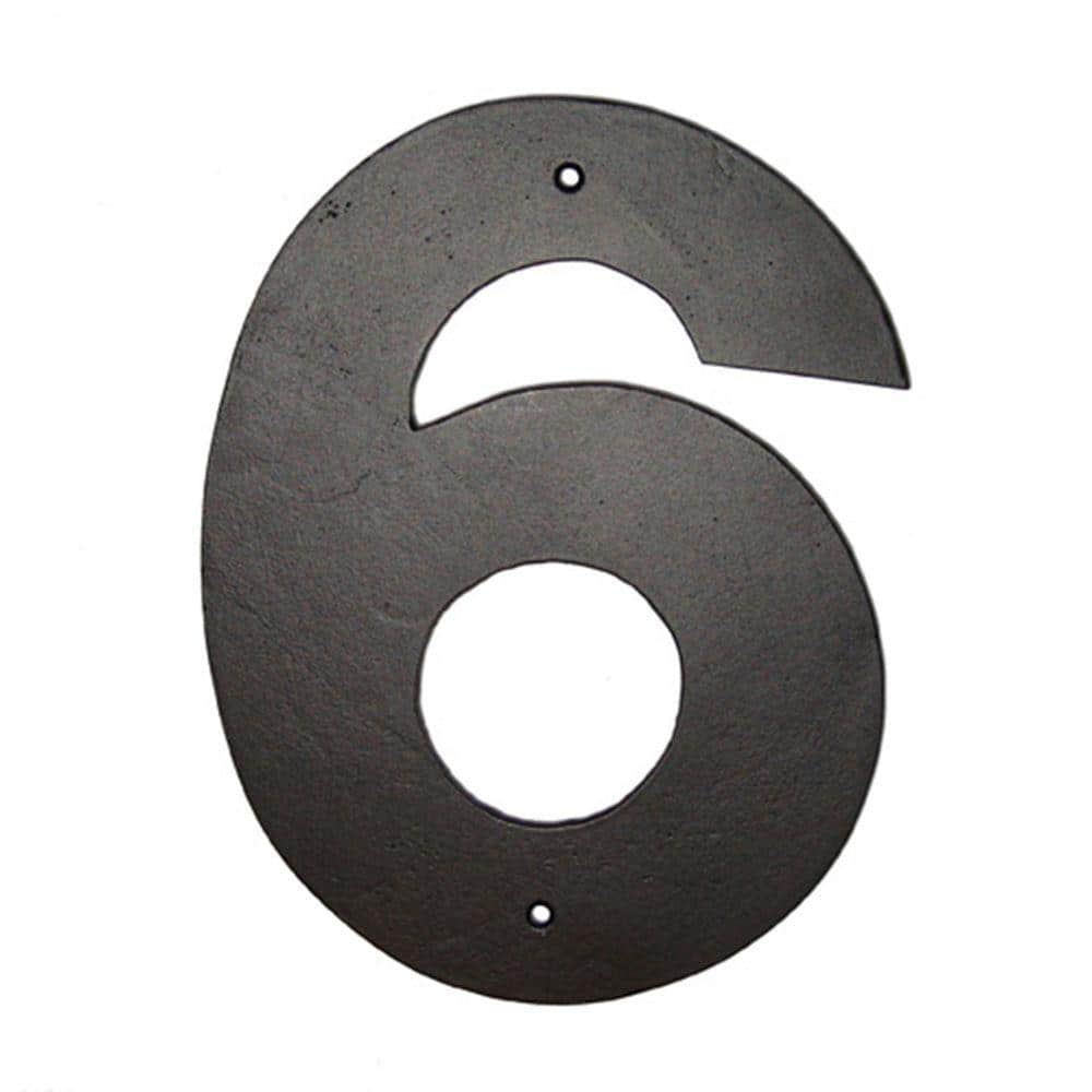 6 in. Helvetica House Number 6 price history on PriceWatchPro