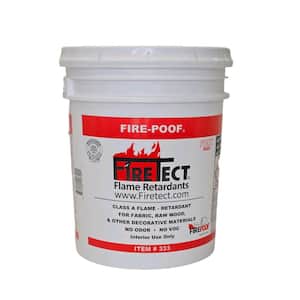 Fire-Poof 5 gal. Clear Interior Fireproofing Flame Retardant Liquid Spray for Fabric and Raw Wood