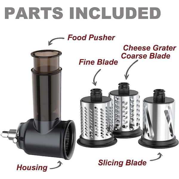 Professional Series 6pc Cheese Grater Gift Set with Attachment