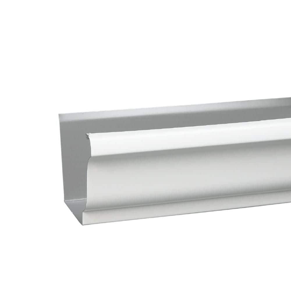 5 in. x 10 ft. 30° White Aluminum K-Style Gutter price history on PriceWatchPro
