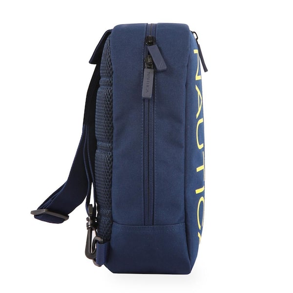 Nautica NT Sling Bag plus 12 in. plus Navy/Yellow plus Waist  display picture 2