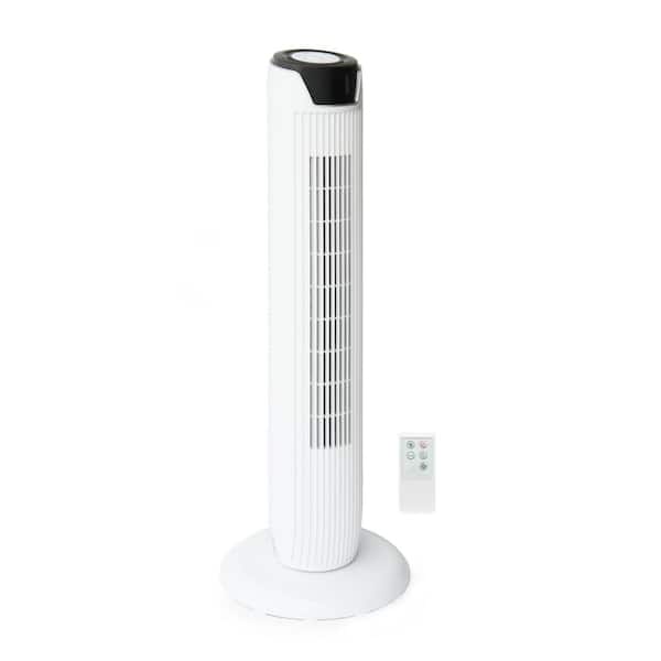 36 in. Oscillating Tower Fan with Timer and Remote