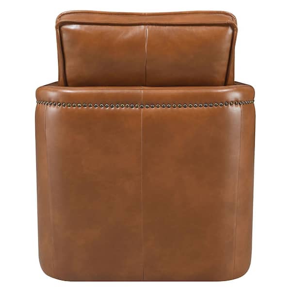 Acme Furniture Rocha Brown Leather Aire Leather Arm Chair