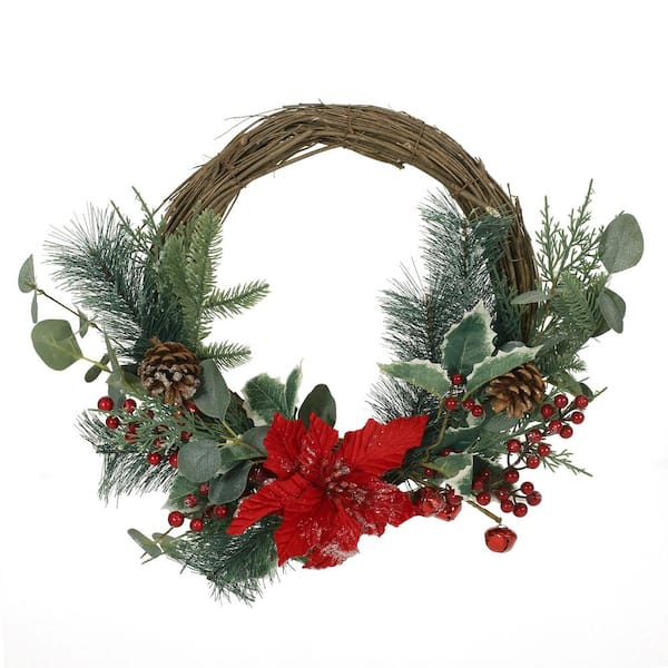 Unbranded Beautiful 1.96 ft. Corlorful Artificial Mixed Flower Garland Perfect for Home Decor, Christmas and Other Holidays Decor