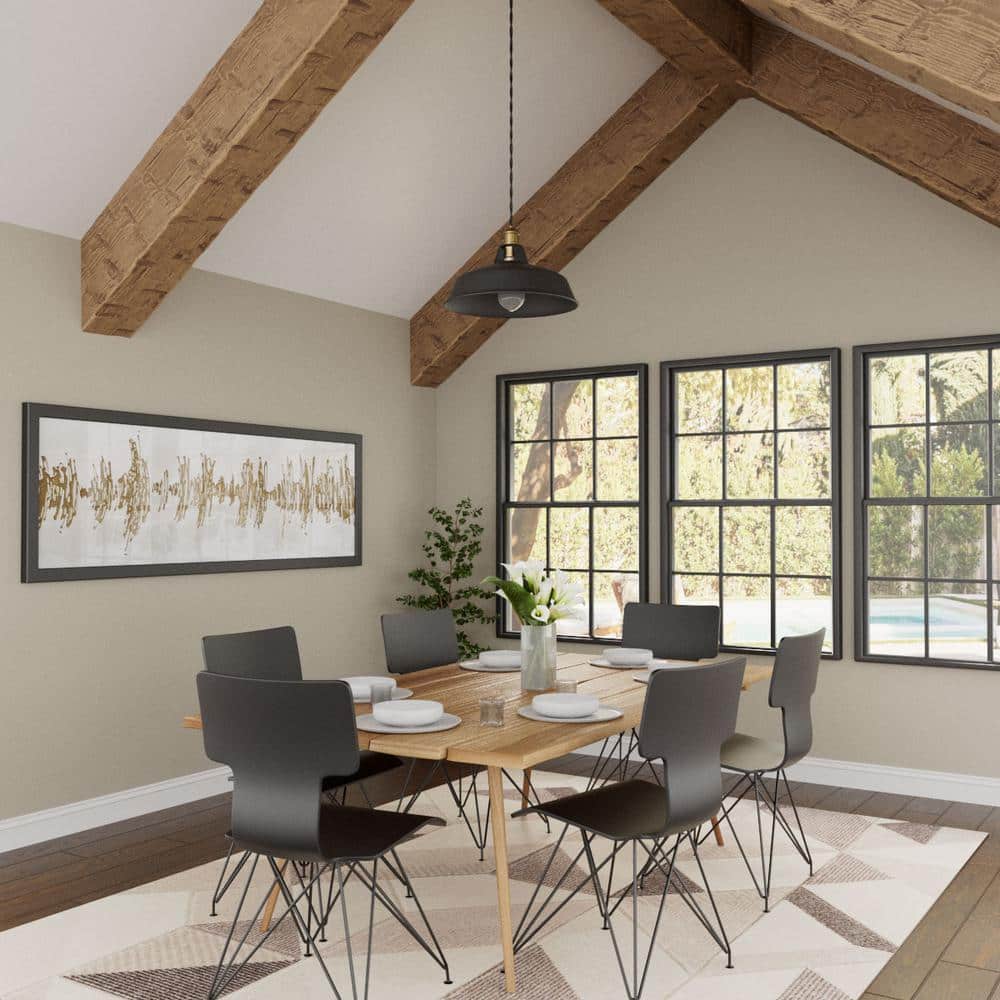 96-Inch Warm Caramel Faux Wood Beam