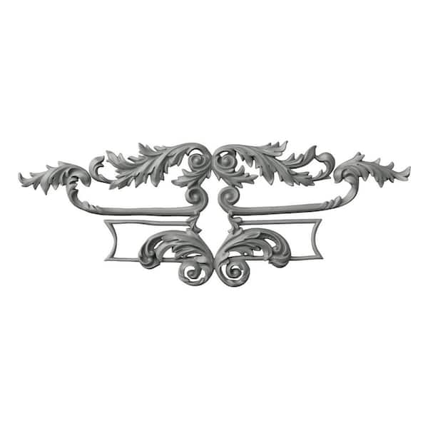 Ekena Millwork 1.38 in. x 30.5 in. x 11 in. Polyurethane Applique and Onlay Moulding