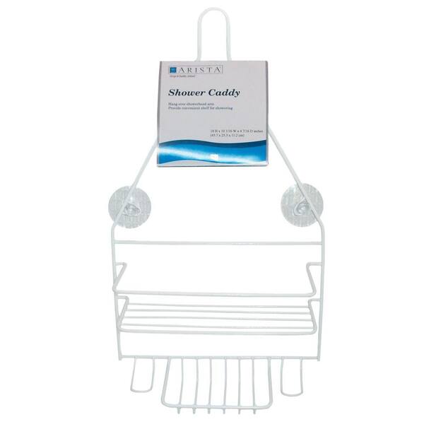 ARISTA Hanging Over-the-Shower Caddy in White