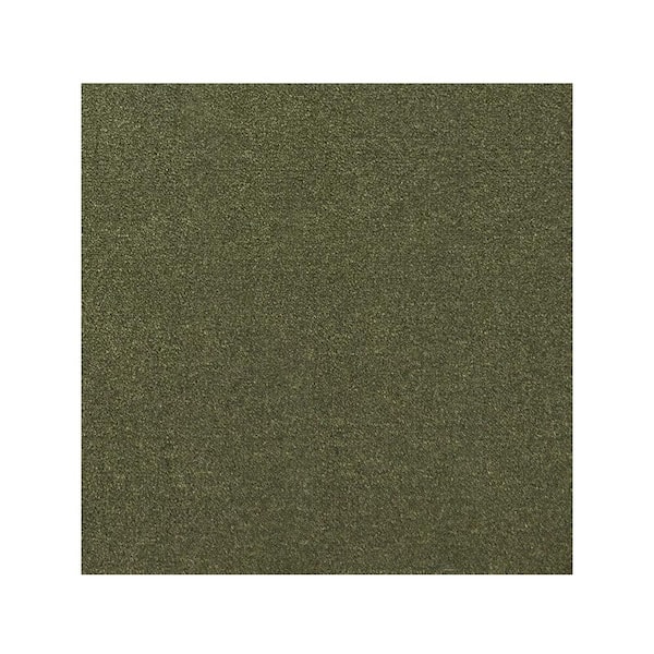 DIP Design Is Personal DIP Residential/Commercial Manzanilla Green 19.7 in. x 19.7 Loose Lay Carpet Tile (4 Tiles/Case) 10.7 sq. ft.