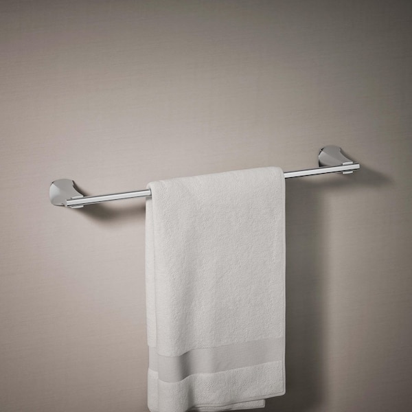 Rubicon 24 in. Towel Bar in Polished Chrome