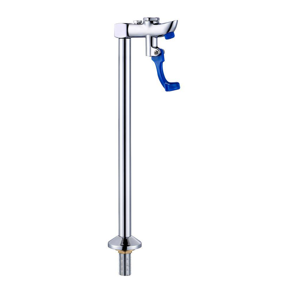 14 in . Commercial Deck Mounted Glass and Pot Filler Faucet with Push Back Handle in Chrome price history on PriceWatchPro