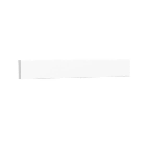 Wyndham Collection 21.25 in. Cultured Marble Sidesplash in White