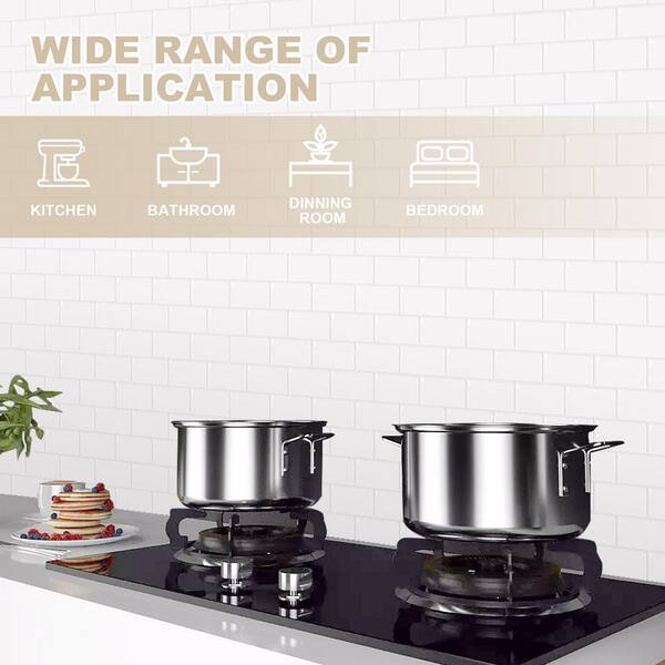 thumbnail image 2 of STICKGOO 10-Sheet Peel And Stick Backsplash Tiles, 12×12, Self Adhesive Marble Tiles, Adhesive 2 of 13