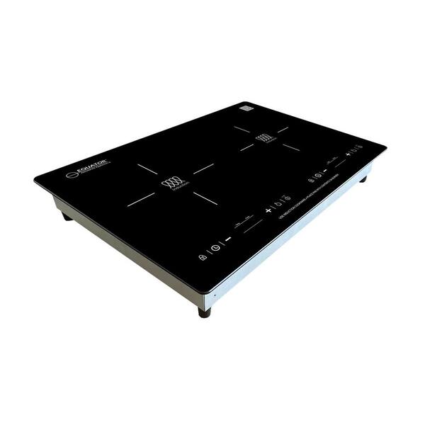 True Induction 858UL Certified 20-in 2 Elements Black Induction Cooktop in  the Induction Cooktops department at