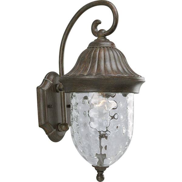 Progress Lighting Coventry Collection Fieldstone 1-Light 17.25 in. Outdoor Wall Lantern Sconce
