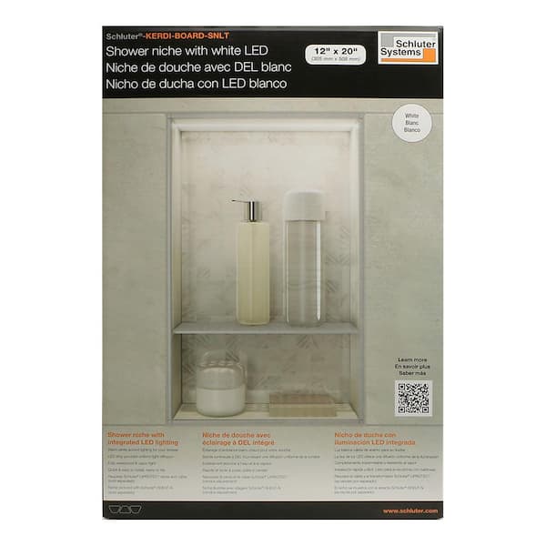 Schluter - Kerdi-Board-SN Shower NICHE 12-in x 20-in