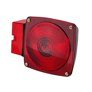 80 in. Over and Under Submersible 8-Function Roadside Red Rear Trailer Light