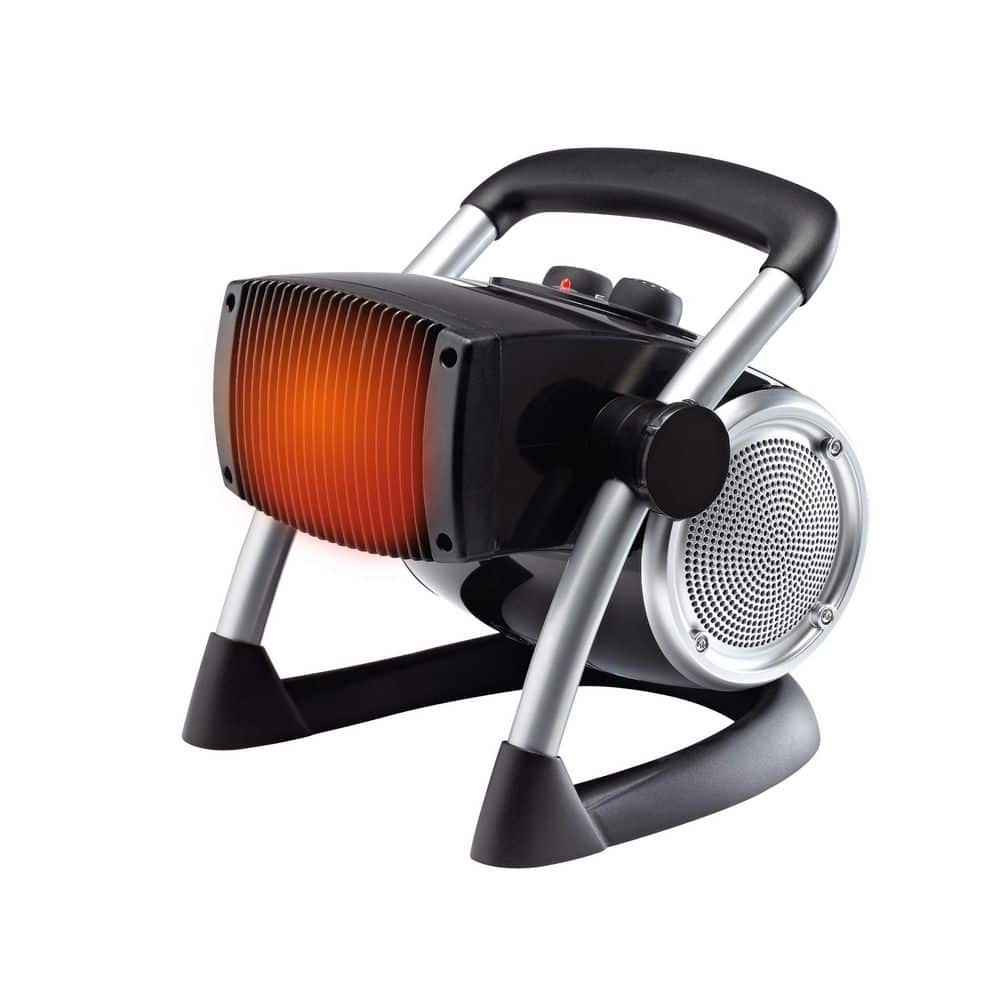 Lasko 1500W 11.75 in. Electric Forced Air Ceramic Utility Space