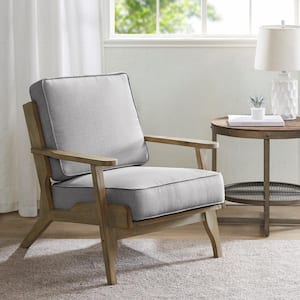 Malibu Grey Accent Chair 28.5 in. W x 35.5 in. D x 34 in. H