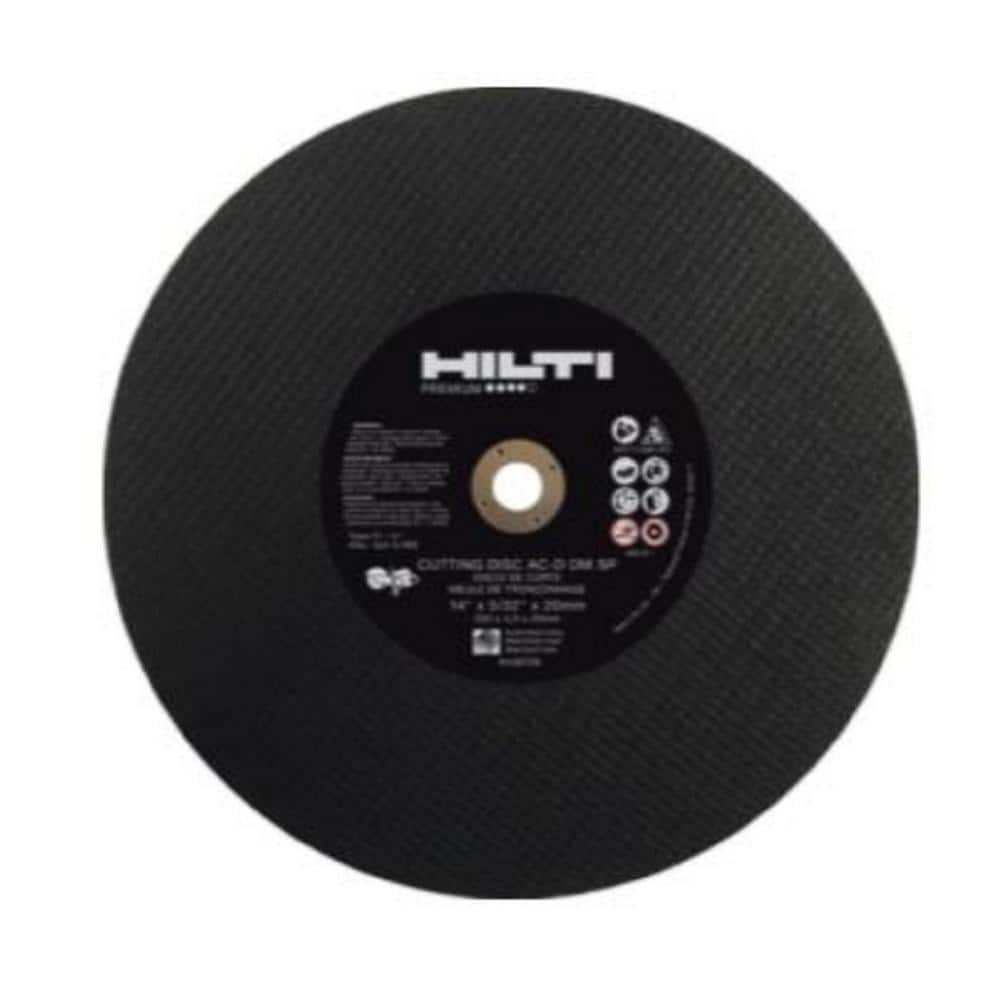 Hilti 14 in. x 5/32 in. x 1 in. Abrasive Ductile Metal Blade Universal