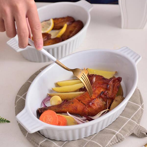 Classic 3-Piece Oval Baking Dish Set