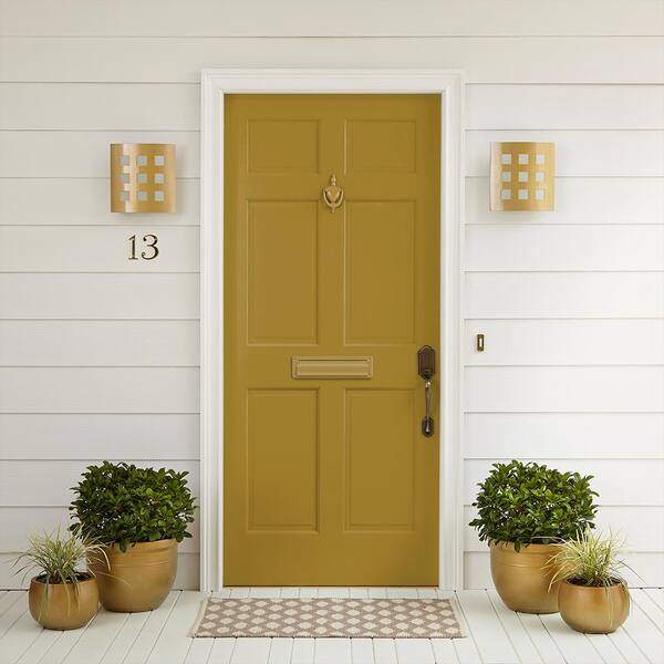 BEHR PREMIUM 1 gal. #M320-7 Thai Curry Satin Enamel Interior 