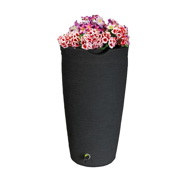 Good Ideas Impressions Eco Stone 50 Gal. Rain Saver 100% Recycled Material