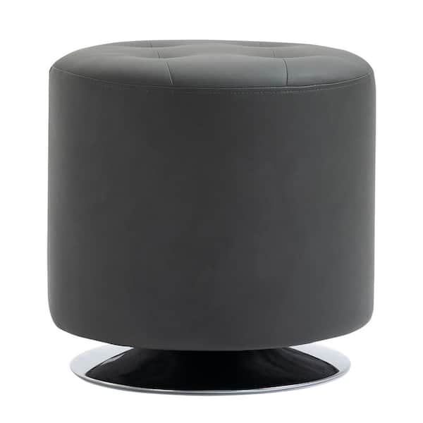 Small Foot Stool, Round Grey Velvet Fabric Padded Ottoman Foot Rest with  Plastic Legs, Footstools and Ottomans Small Comfy Footstool Upholstered for  C for Sale in West Covina, CA - OfferUp