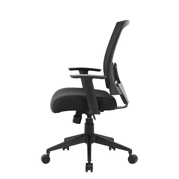 Boss Ergonomic Works Adjustable Drafting Chair with Adjustable Arms and  Removable Foot Rest, Black – BossChair