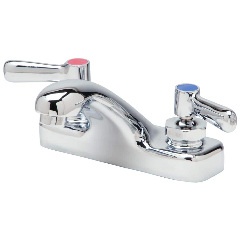 UPC 670240366763 product image for AquaSpec 4 in. Centerset Commercial Bathroom Faucet in Chrome | upcitemdb.com