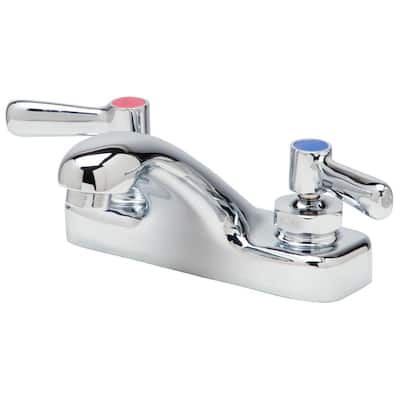 AquaSpec 4 in. Centerset Commercial Bathroom Faucet in Chrome