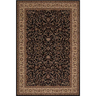 Concord Global Trading Persian Classic Black 4 ft. x 6 ft. Medallion ...