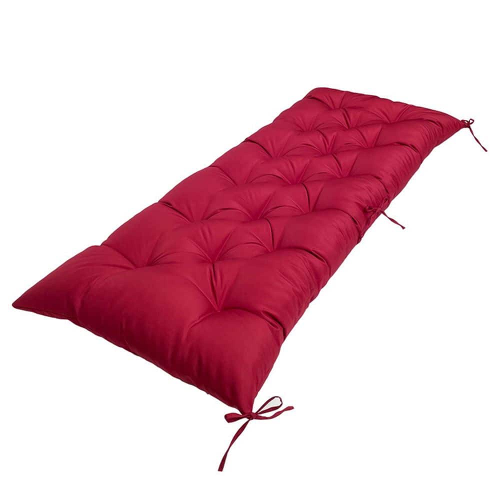 Waterproof Outdoor Bench Cushion Burgundy 40x20 Inch Non-Slip Patio Swing Seat Pad with Ties and Soft Filling price history on PriceWatchPro