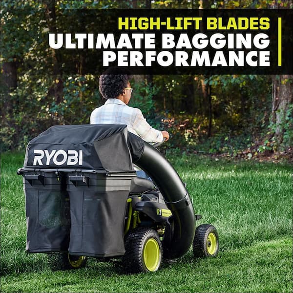 RYOBI Bagger for RYOBI 30 in. Riding Lawn Mower ACRM008 - The Home