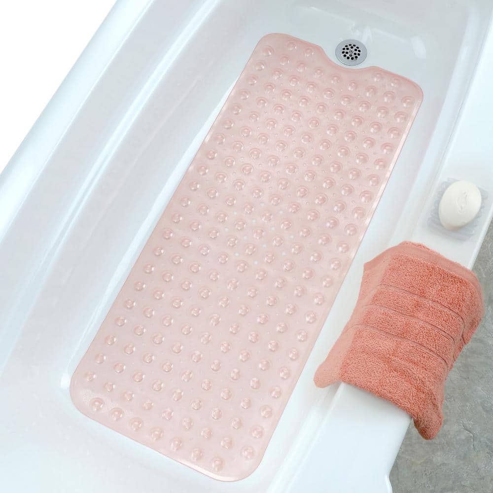 SlipX Solutions 17.5 in. x 13.5 in. Quick Dry Bath Mat in Marble