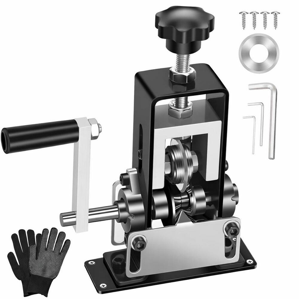 Manual Wire Stripping Machine for 0.06 to 1 Inch Gauge, Drill Powered or Hand Crank, Dual Drive Wire Stripper Tool price history on PriceWatchPro