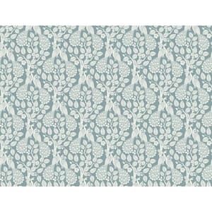 Plumage Teal Paper Strippable Roll (Covers 60.75 sq. ft.)