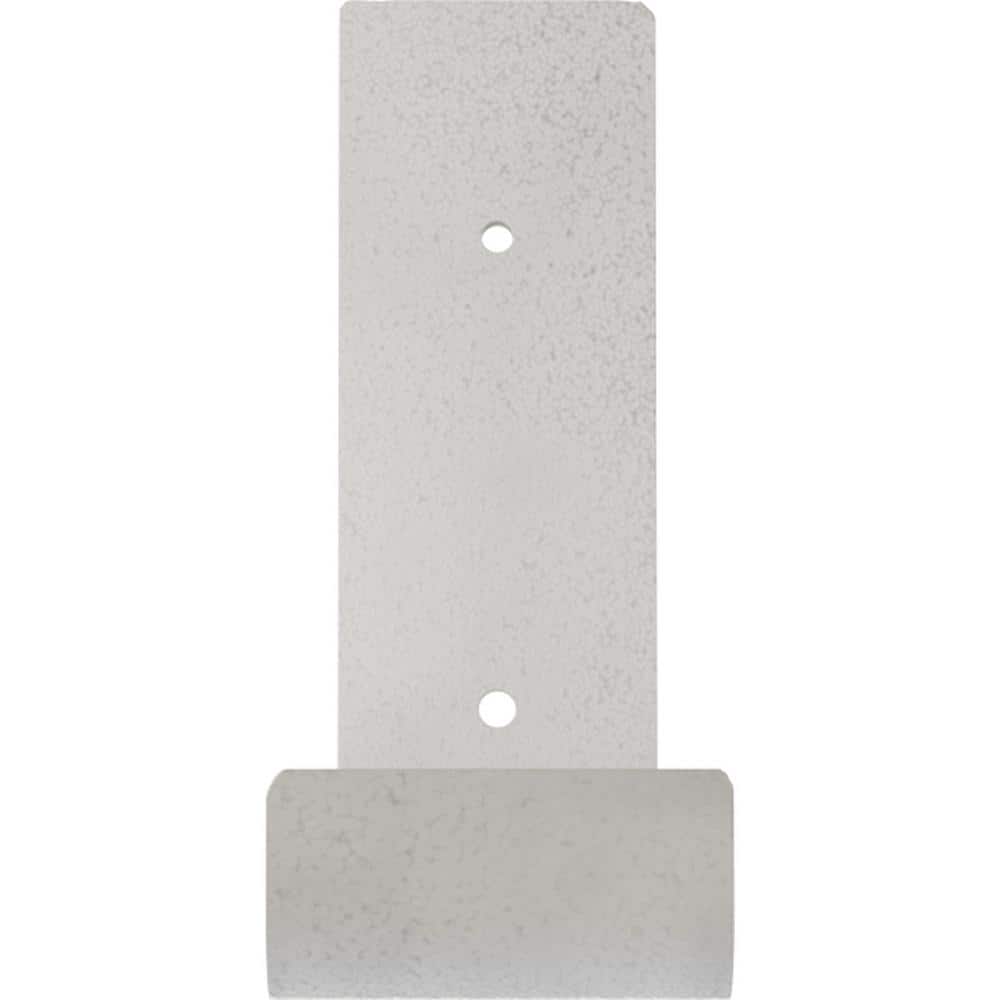Hammered White Steel 6"x8" Countertop Shelf Bracket