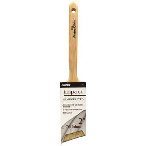 2 in. White Bristle Angular Sash Brush