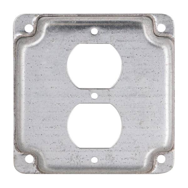 Hubbell RACO 812C 4" Square Exposed Work Cover for 20a Receptacle for sale online 